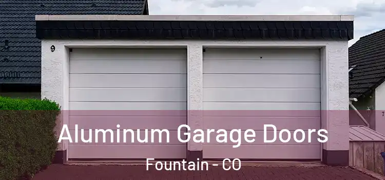  Aluminum Garage Doors Fountain - CO