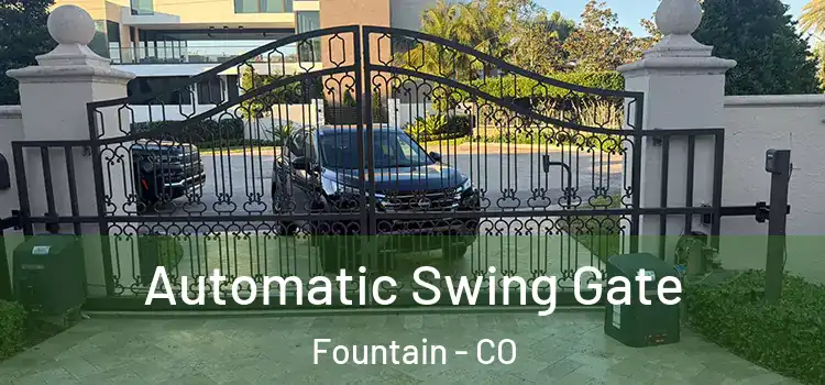  Automatic Swing Gate Fountain - CO