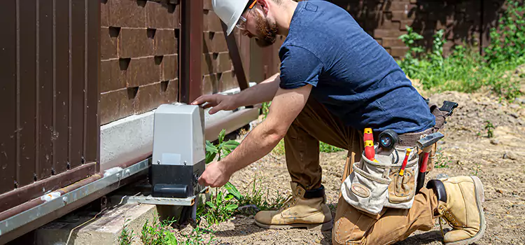 Electric Driveway Gate Installation Fountain