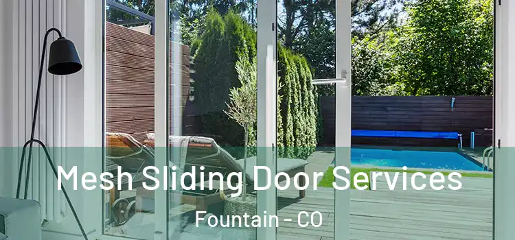  Mesh Sliding Door Services Fountain - CO