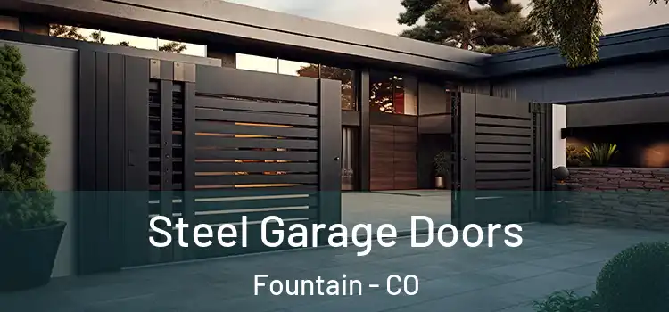  Steel Garage Doors Fountain - CO